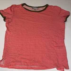 Striped American eagle tee